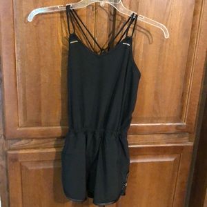 Black Lululemon romper skort size 4